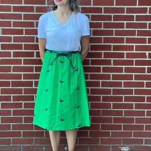 Vintage Novelty  Print Skirt.